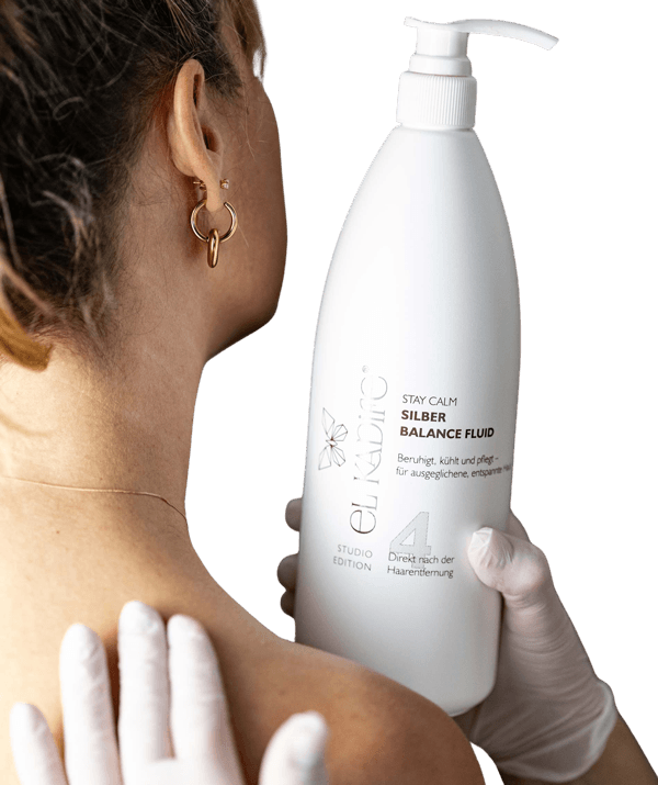 Silber fluid auftragen